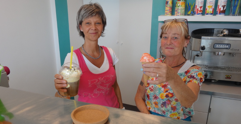 Eisladen Leipziger Straße Doreen Hannelore