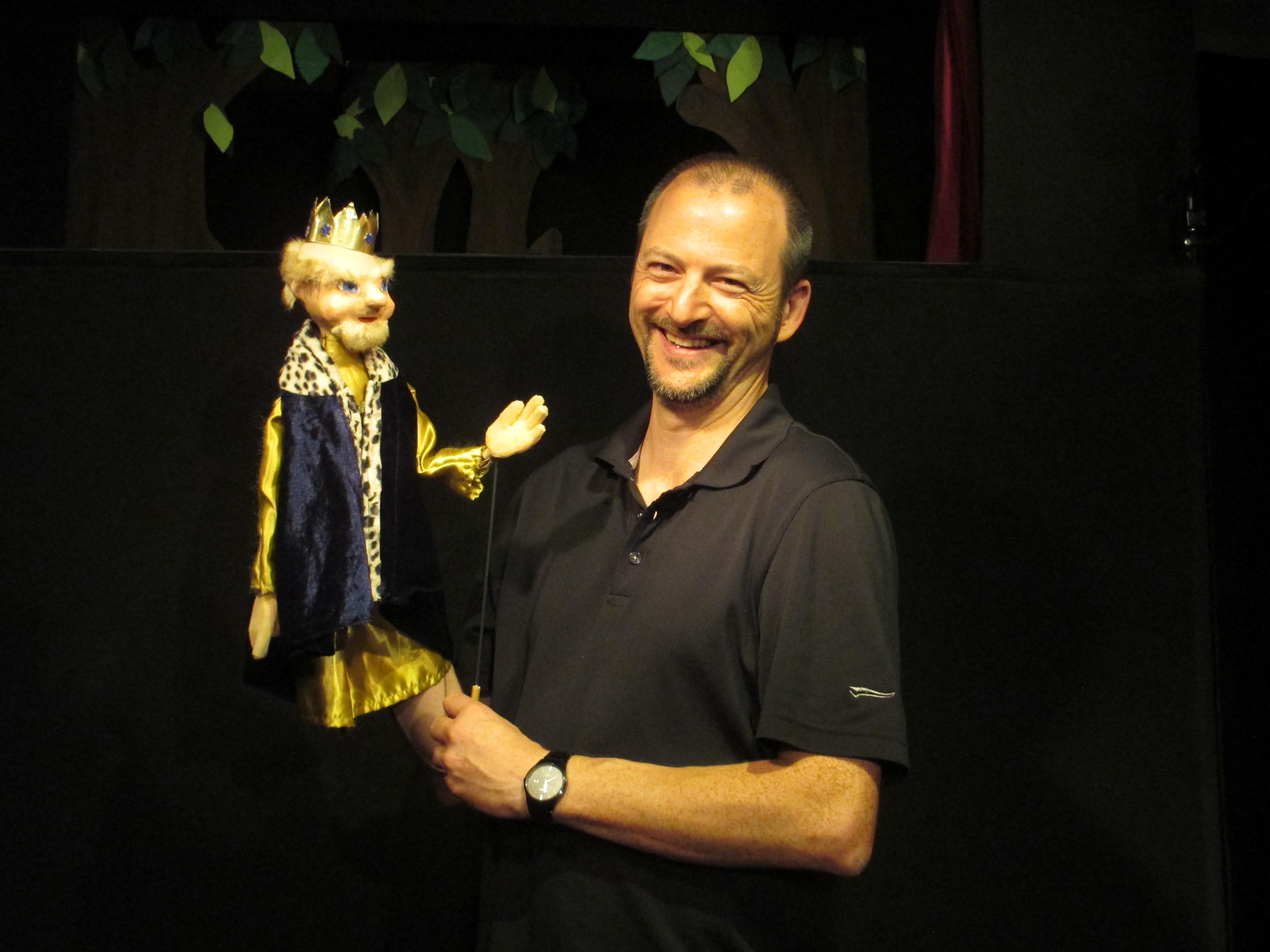 Marco Vollmann initiiert zwei bis dreimal im Jahr ein Treffen der sächsischen freiberuflichen Puppenspieler