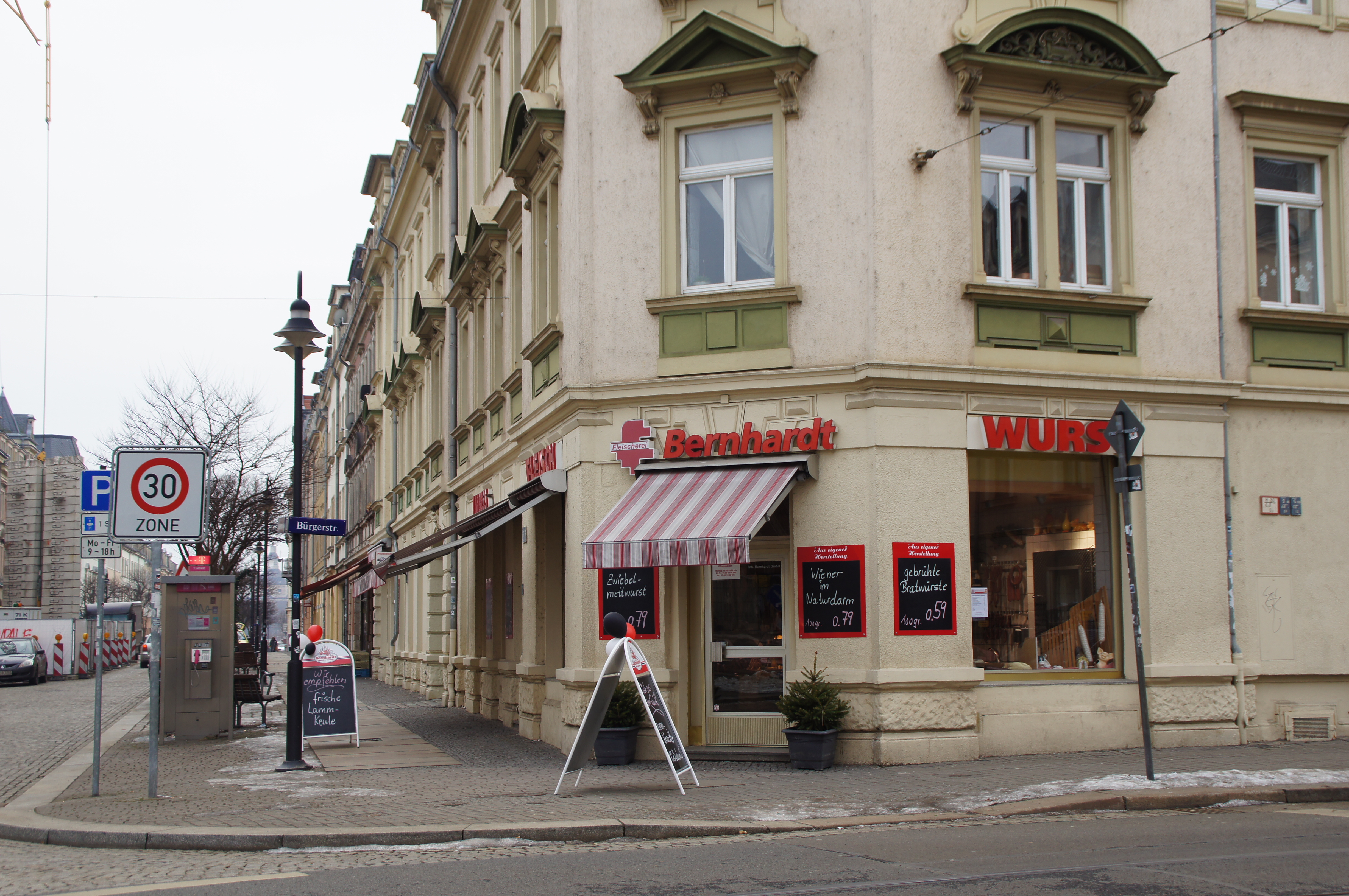 In 100 Jahren Firmengeschichte erlebte man in der Fleischerei Bernhardt nicht nur rosige Zeiten