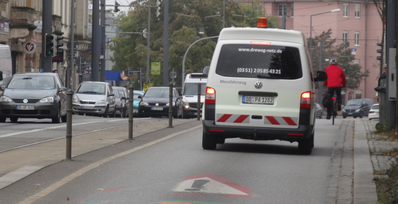 Radverkehr Haltestelle