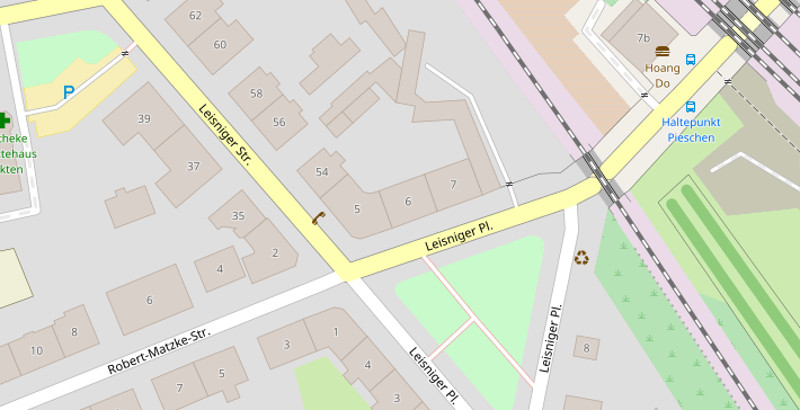 leisniger platz karte