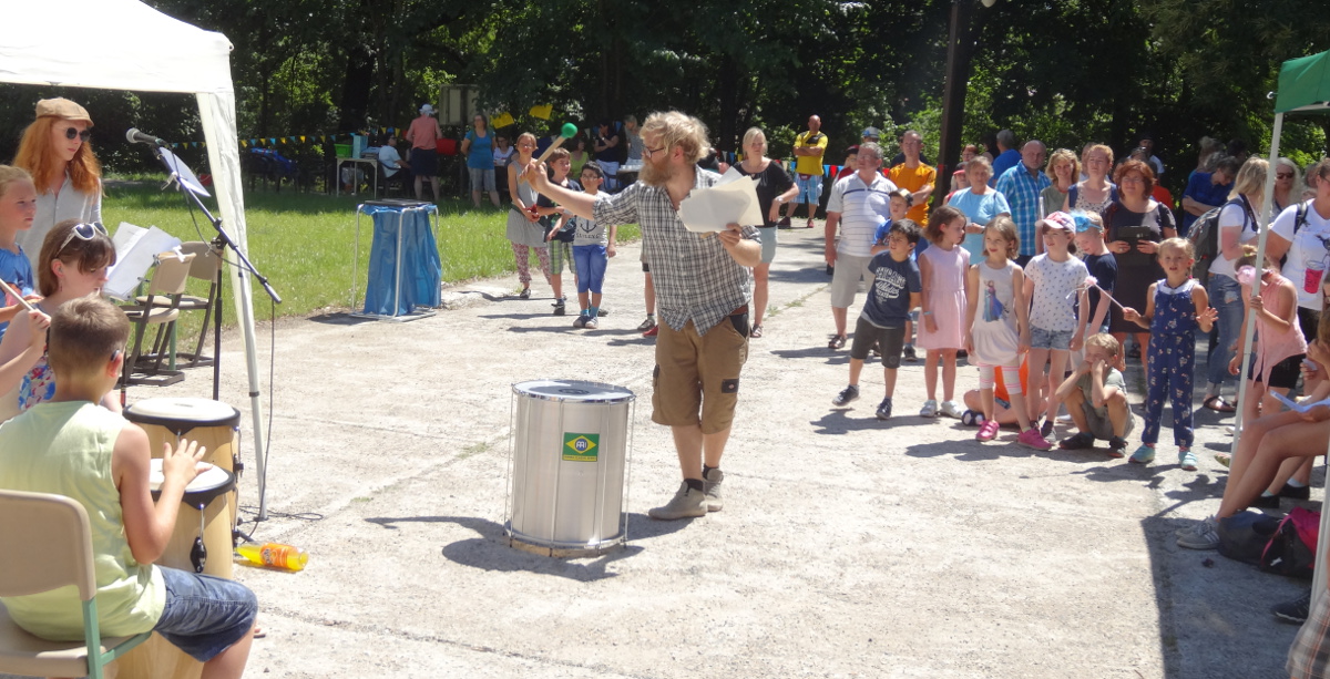 Förderzentrum für Hörgeschädigte sommerfest Trommler