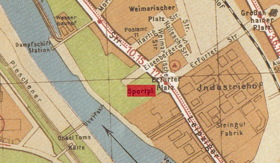 Sportplatz Karte1928