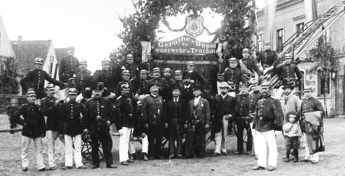 Feuerwehr Trachau um 1898