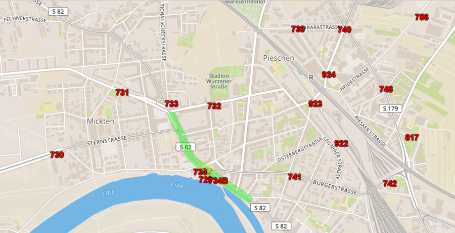 Radwatch dresden karte