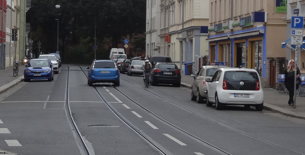 Bürgerstraße radverkehr 2002