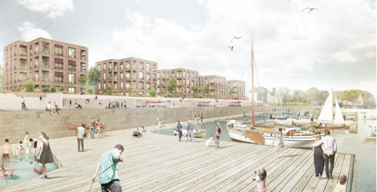 Ansichten_Punkthäuser Hafencity