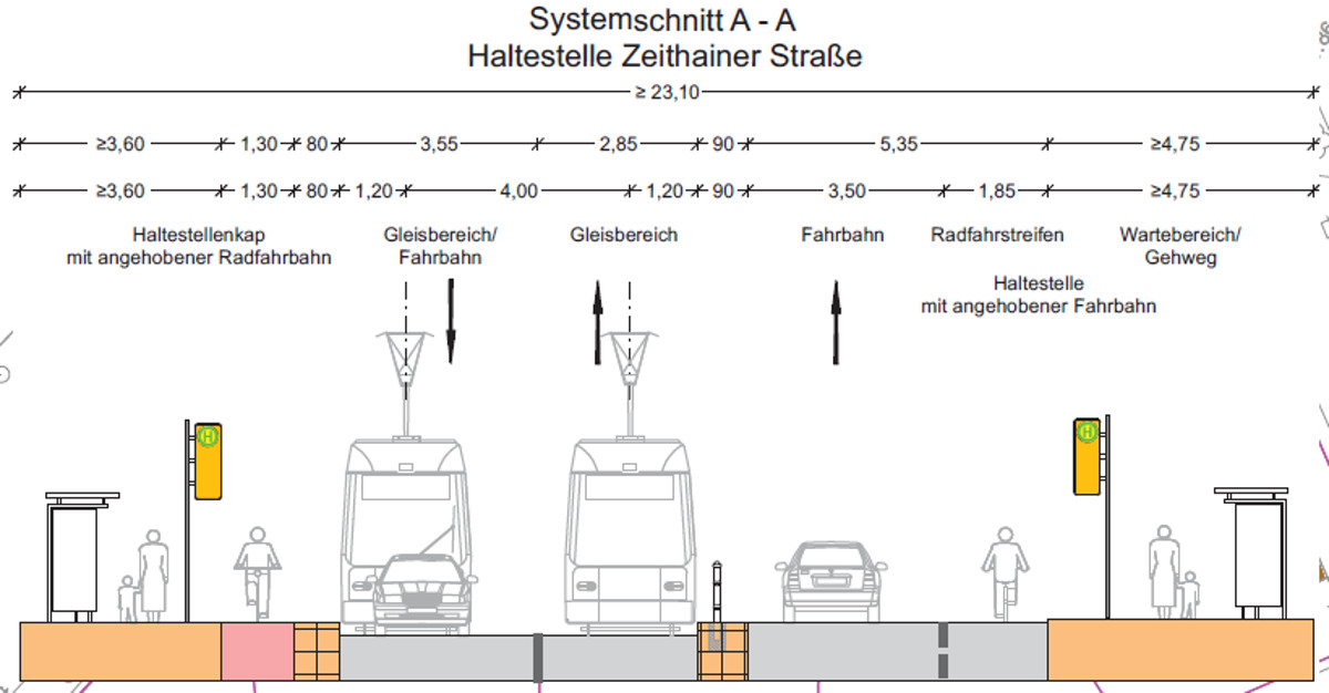 grossenhainer str haltestelle zeithainer str grundriss
