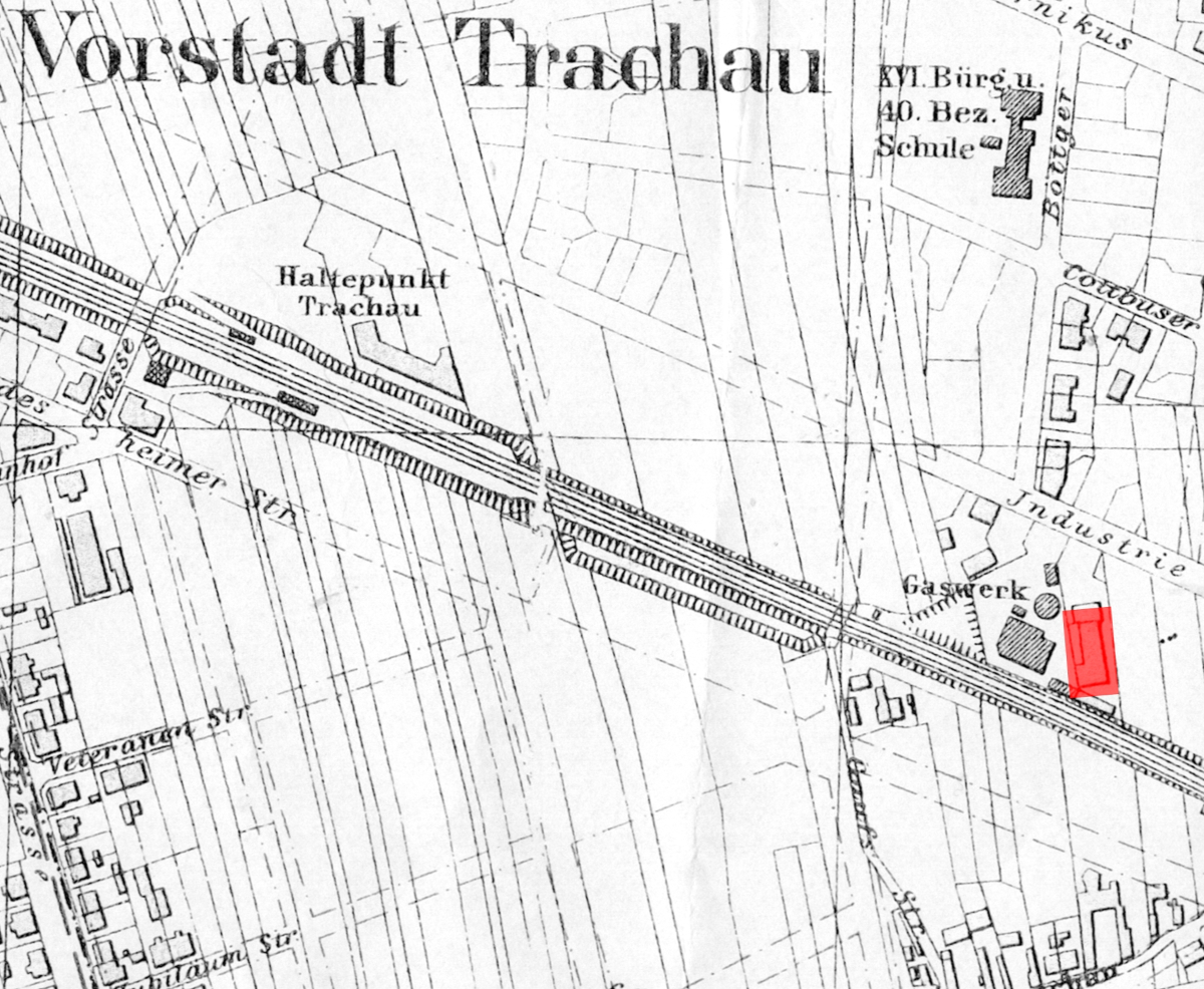 vorstadt trachau karte