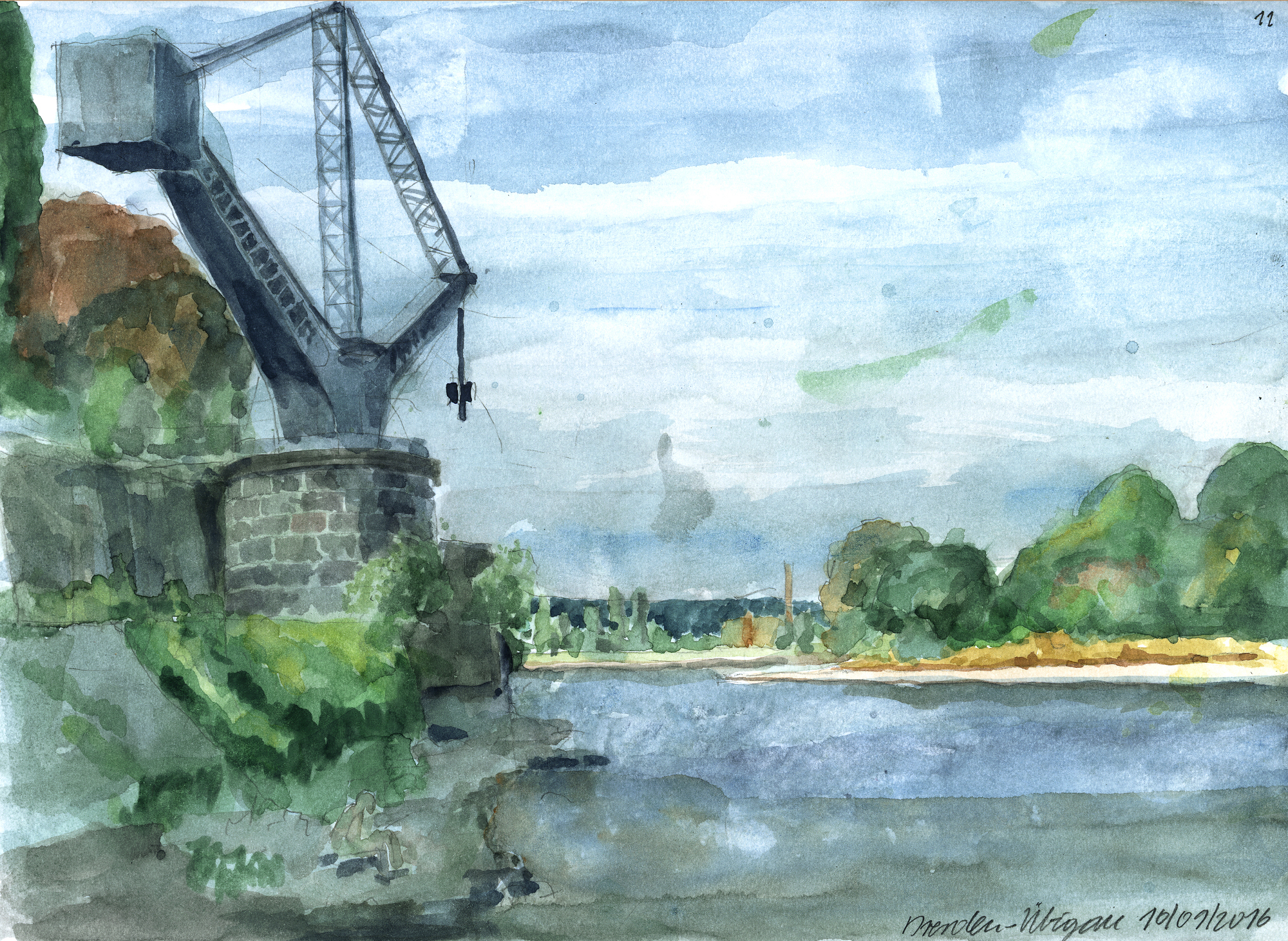 Christian Helms Werftkran Übigau