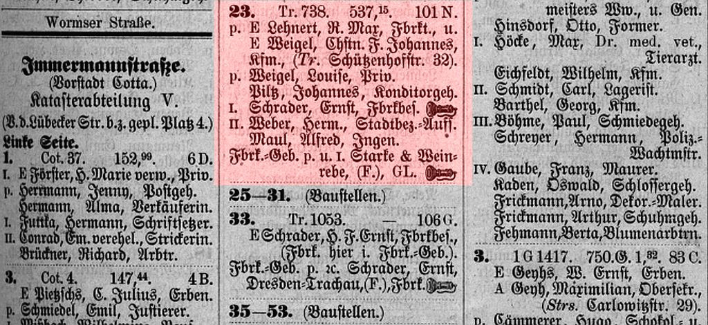 Fotorakete Adressbuch