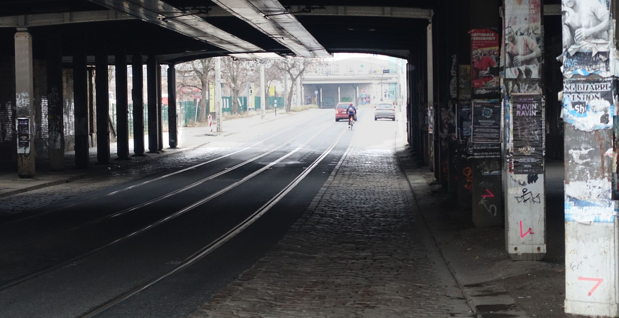 Harkortstraße Radweg Bruecke