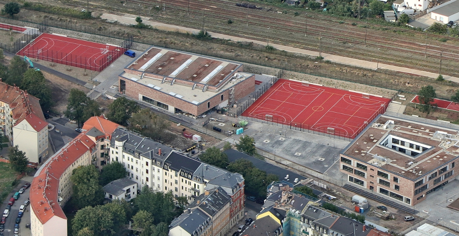 Schulcampus Gehestrasse Sportplätze