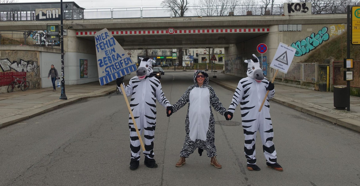 Zebrastreifen HP Pieschen Grüne