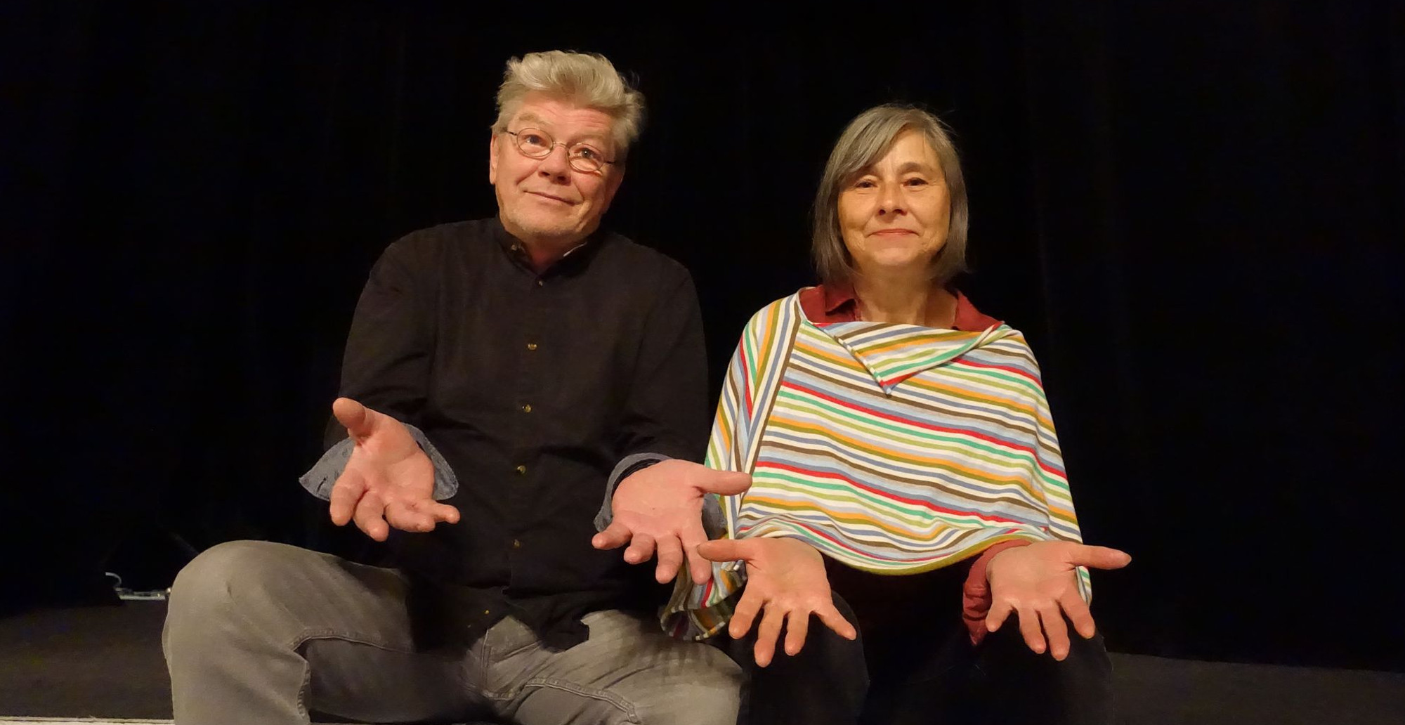 Puppenspieler mit Leib und Seele: Randi und Grigorij Kästner-Kubsch. Foto: W. Schenk