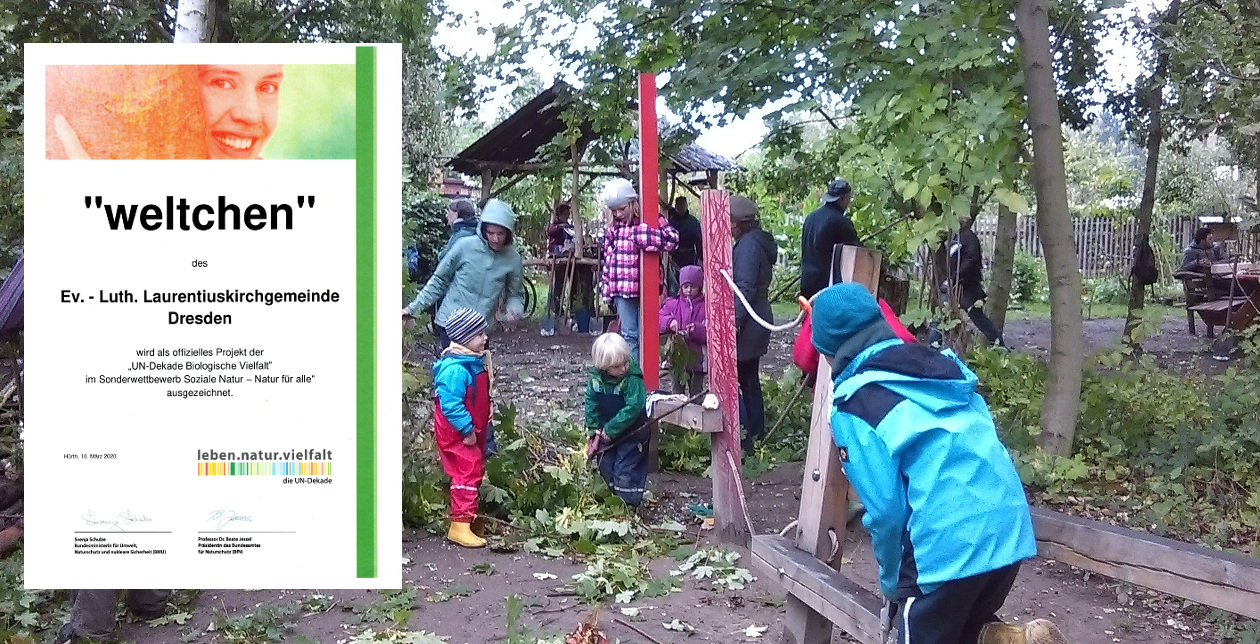 Weltchen Urkunde Wasserleitung