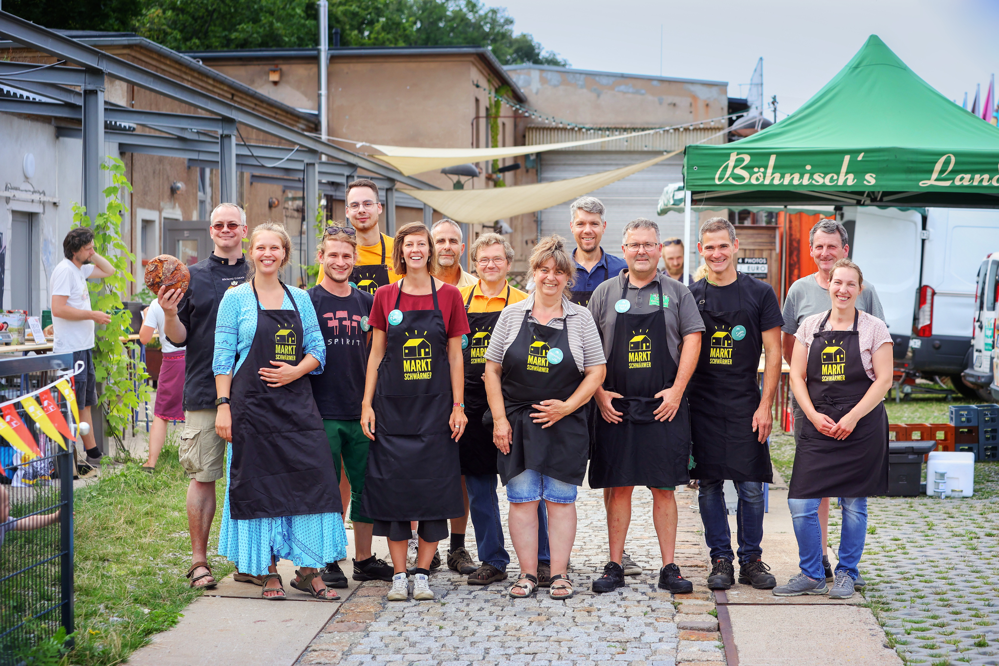 Marktschwärmerei Gruppenbild