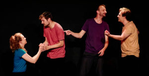 Tanzschule Graf wird zum Kulturhafen für das Yes-oder-Nie! - Improtheater Impro Gruppe