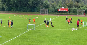 Rotation Fussballcamp Mittelkreis