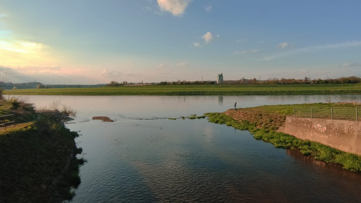 Blick auf das Gelände des ehemaligen Flugplatz Kaditz