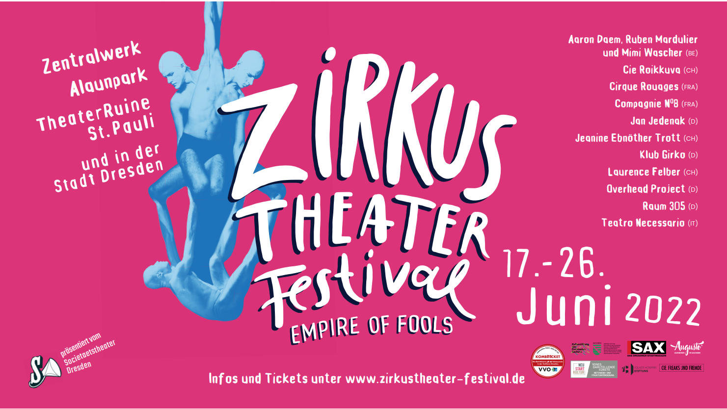 Theaterzirkus auch im Zentralwerk - Quelle: Societaetstheater