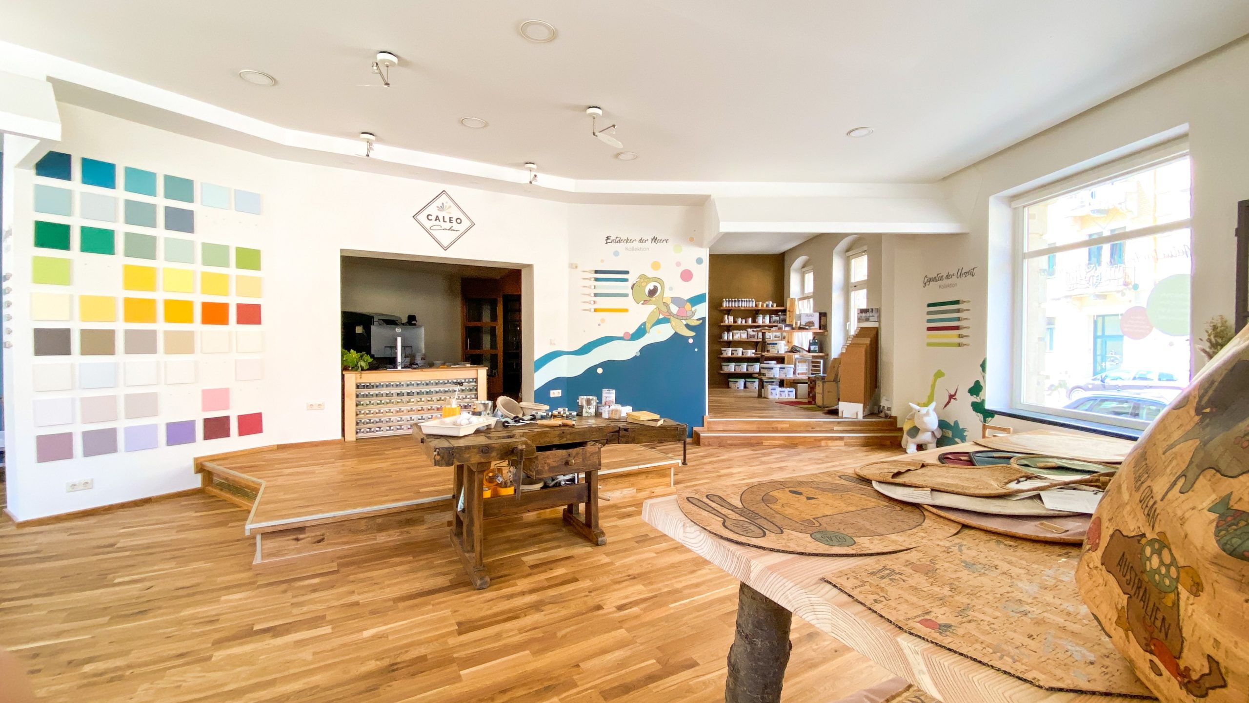Ein Blick in das Ladeninnere - Foto: Caleo Color
