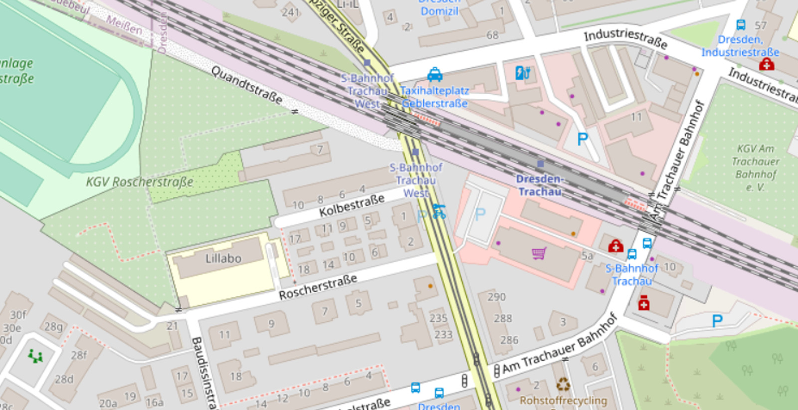 Ampelanlage Leipzigere Straße Industriestraße