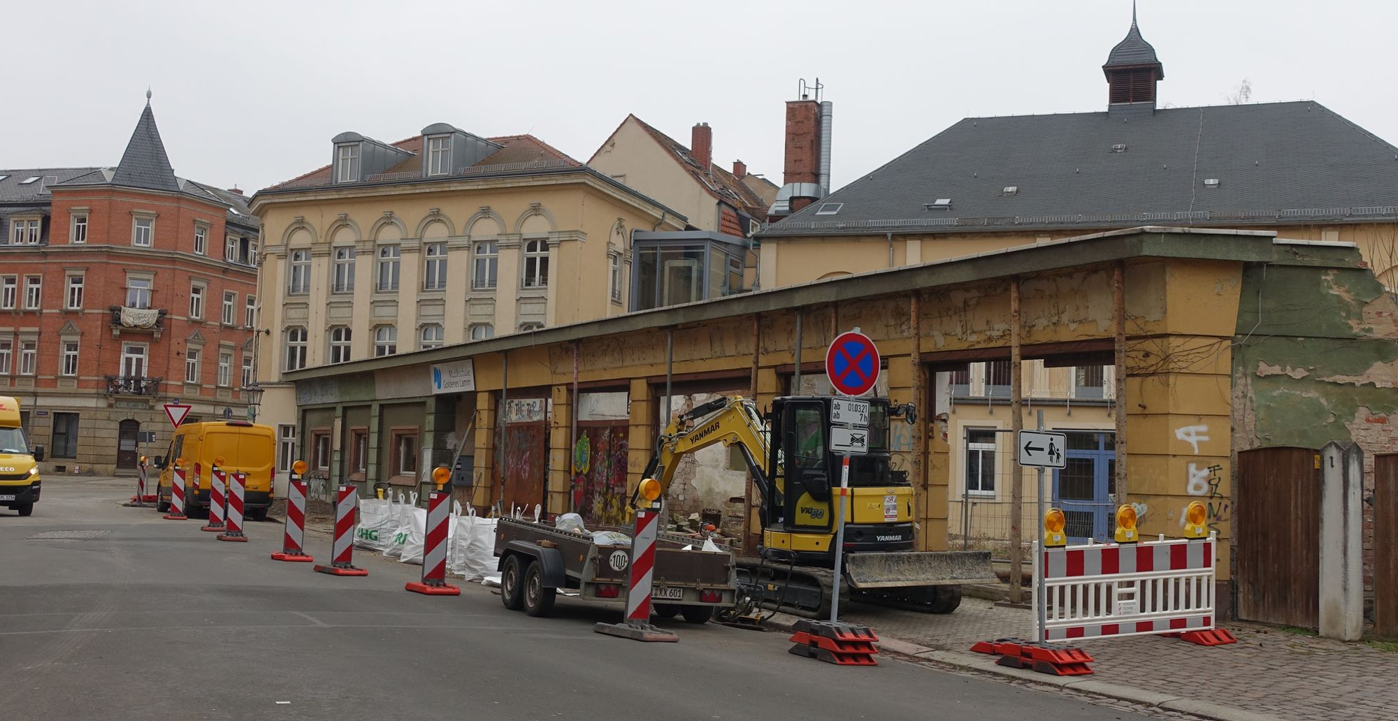 Goldenes Lamm Baubeginn