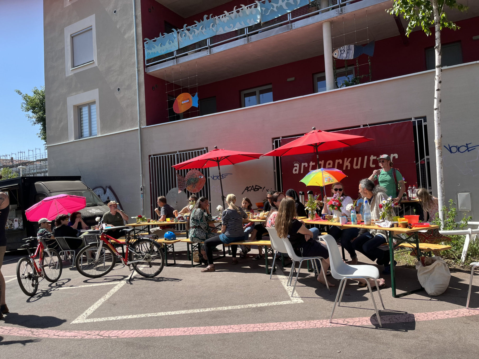 Anwohnerbrunch an der Costa Concordia