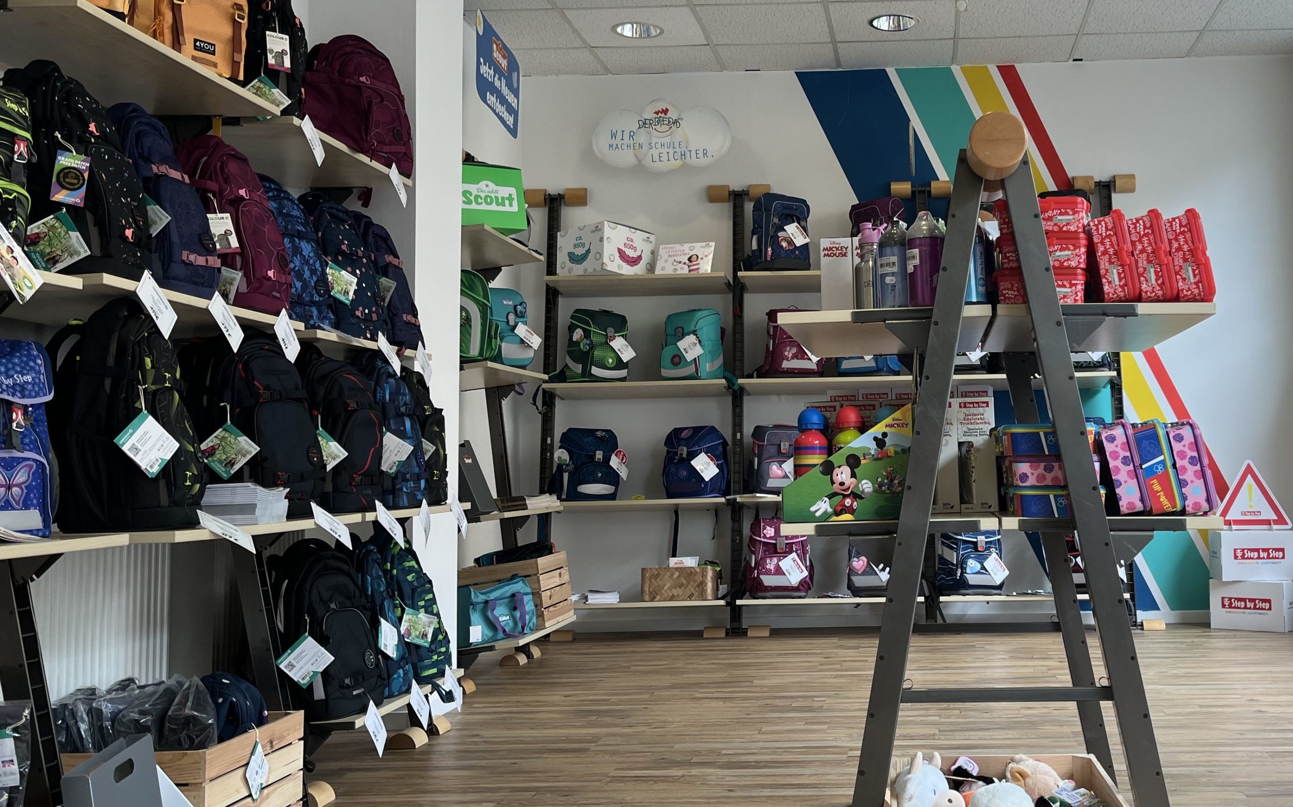 Ein Blick ins Geschäft