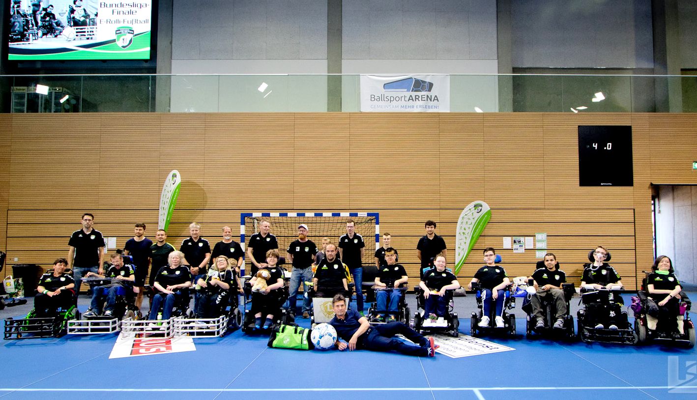 Die Dresdner PowerLions in der BallsportArena