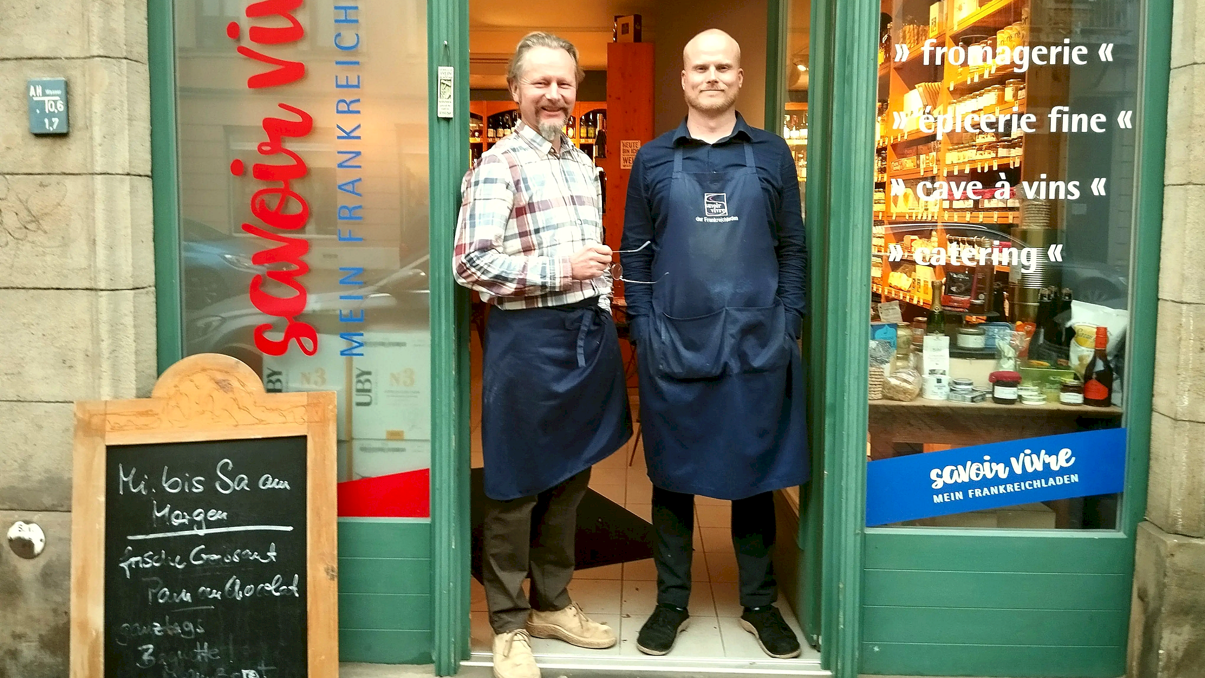 Uwe Sochor (l.) und Jean Philippe Nauwelaers (r.) bilden im "Savoir Vivre" ein stimmiges Duo - Foto: Sophia Reichel