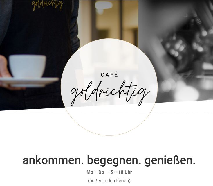 Das "Café Goldrichtig" ist Erholungs- und Begegnungsraum für Menschen jeden Alters. Quelle: Freie Evangelische Gemeinde Goldenes Lamm