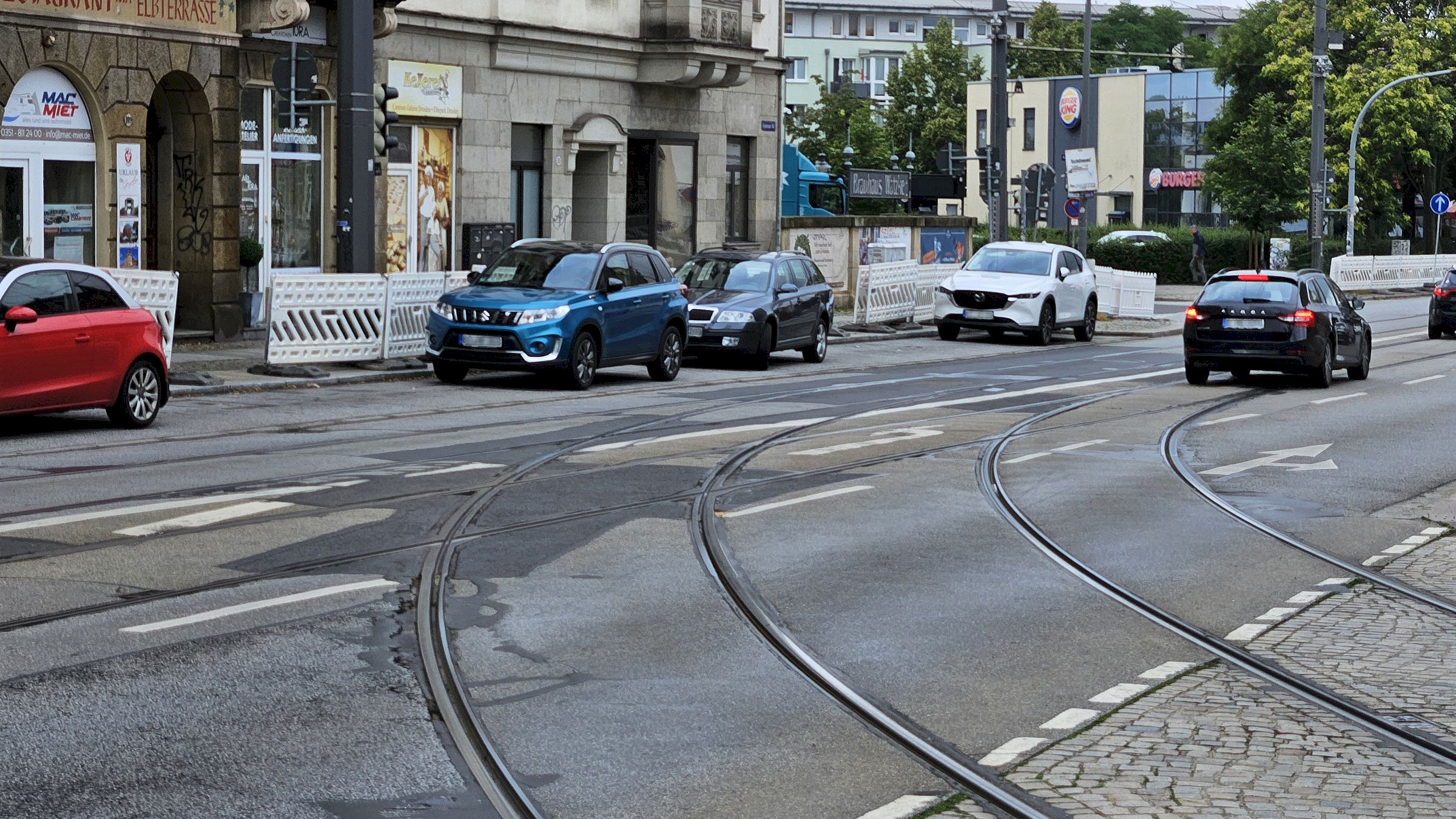Die "Watzkeweiche“ ist nach Jahren intensiven Betriebs völlig verschlissen. Foto: J. Frintert