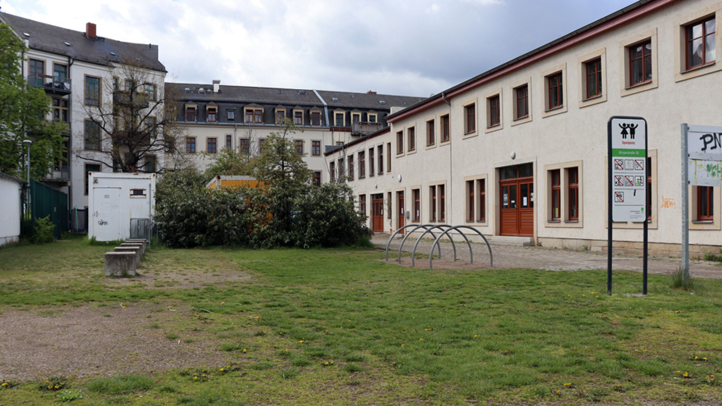 Der Hof im Galvanohof soll verschönert werden. Foto: Kreative Werkstatt