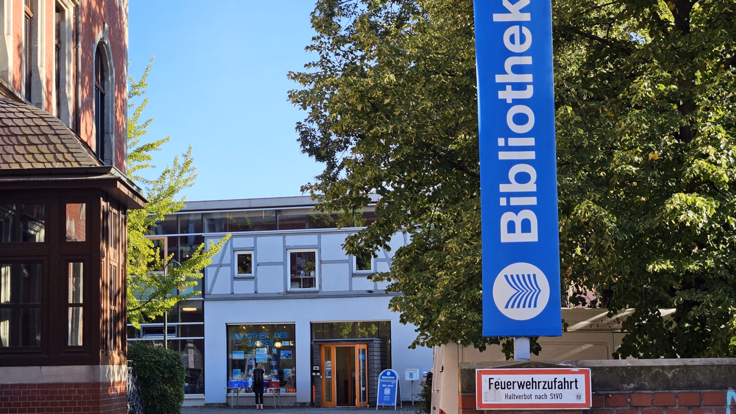Die Pieschener Stadtteilbibliothek. Foto: J. Frintert