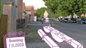 Hufewiesen e.V. lädt zum "Kaffeeklatsch im Anger" Der "Hufewiesen Trachau e.V." lädt zum Kaffeeklatsch und informiert über geplante Bildungsarbeit. Quelle: "Hufewiesen Trachau e.V."