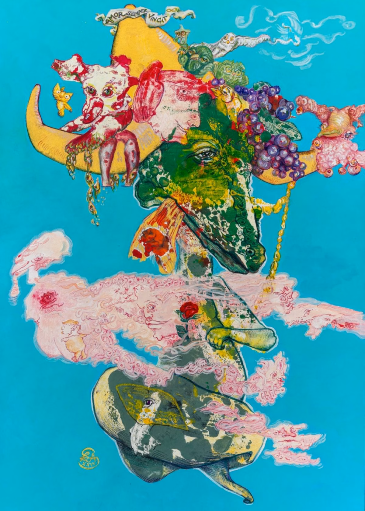 Aus der Reihe "Facetten der Schöpfung" - "Herrn Lindwurm trifft die Liebe" - Katja Tomzig