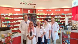 Die Vital-Apotheke am Alexander-Puschkin-Platz feiert dieses Jahr 20-jähriges Jubiläum.