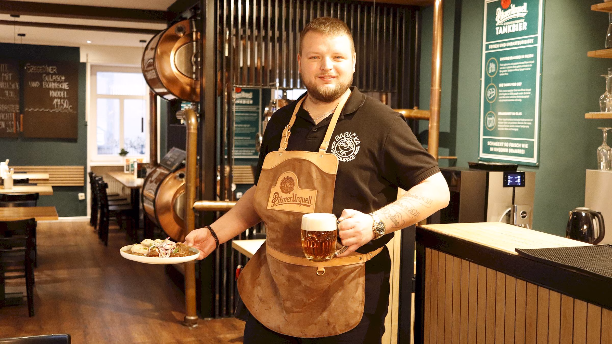 Mit voller Energie startet Pavel Leden in die Wiederbelebung des Babička in Pieschen. Foto: J. Frintert