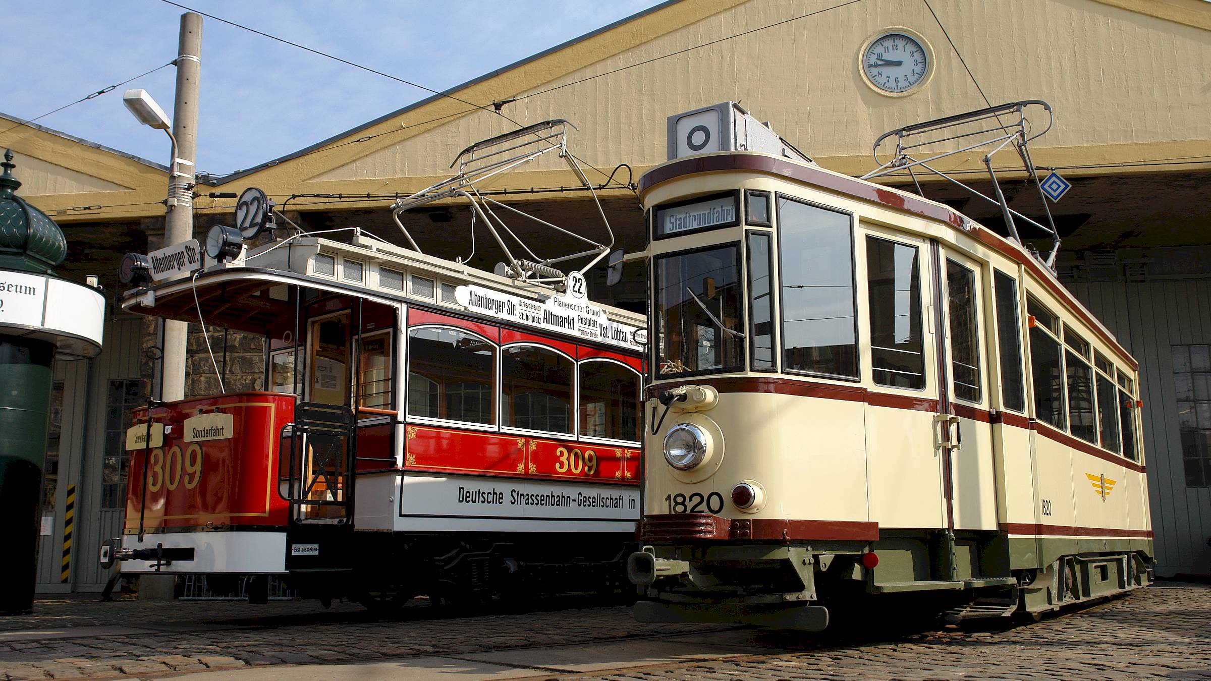 Am Wochenende gibt es jede Menge historischer Straßenbahnen zu sehen. Foto: DVB AG