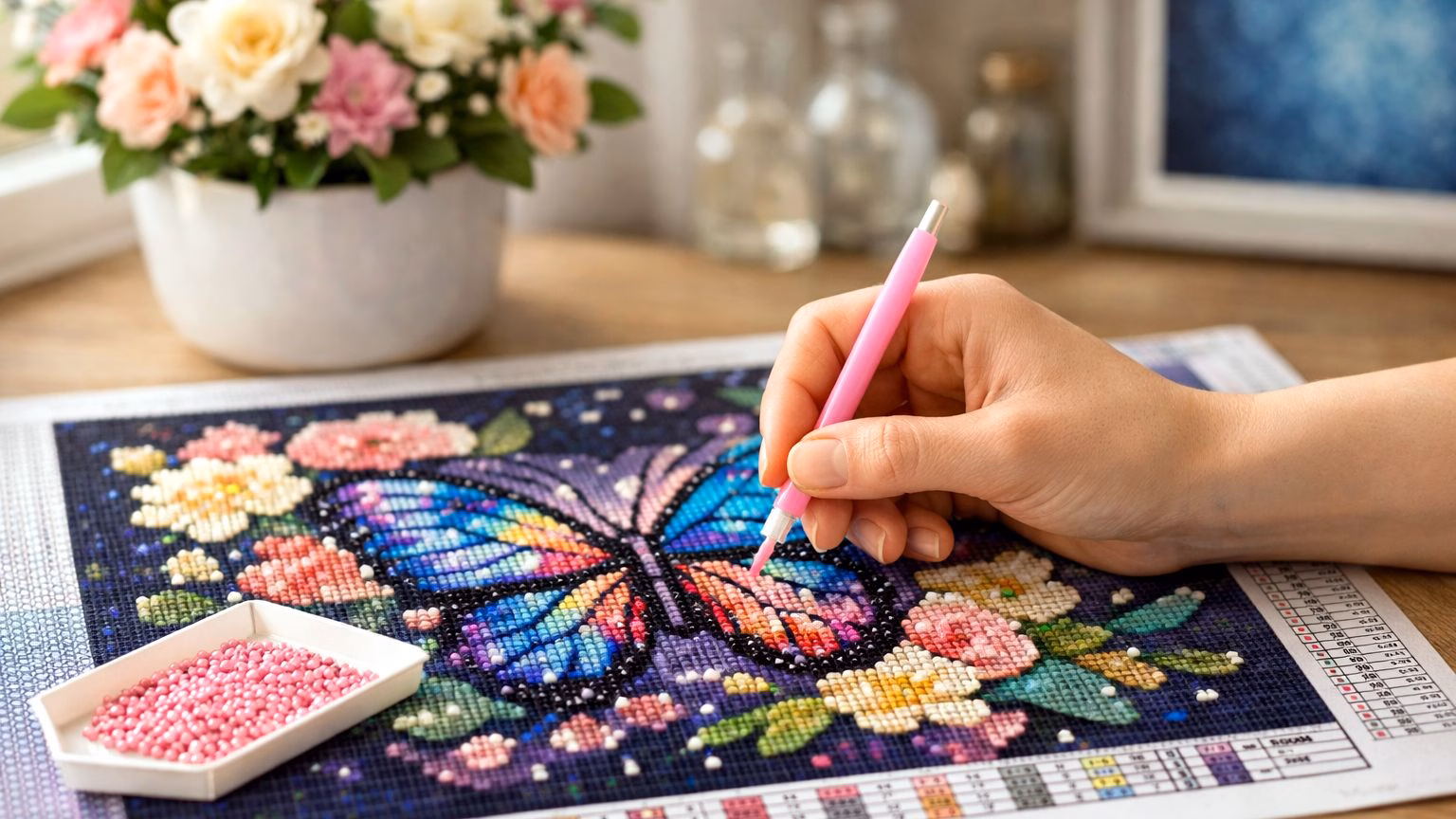 Diamond-Painting - Foto: KI