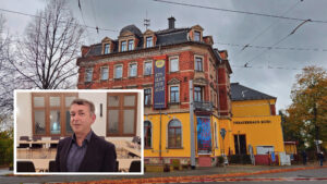 Stadtbezirksamtsleiter lädt zum Bürgergespräch ins Theaterhaus Rudi Stadtbezirksamtsleiter Thomas Grundmann lädt ins Theaterhaus Rudi zum Gespräch. Foto: J. Frintert