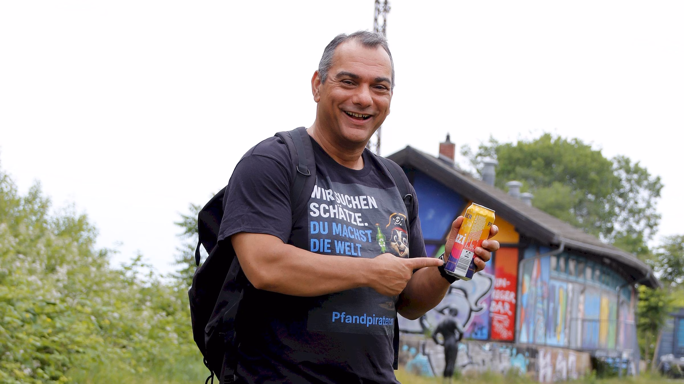 Verspielter Pfandsammler: Sammy Zimmermanns - Foto: J. Frintert