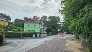 Neugestaltung der Neuländer Straße In Höhe der Rahnstraße soll die Neuländerstraße eine sogenannte Fußwegorstreckung bekommen. Foto: J. Frintert