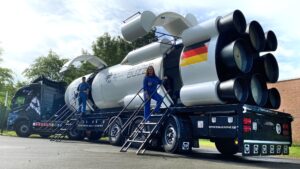 SpaceBuzz One kommt zum Schulfest an die 9. Oberschule Der SpaceBuzz kommt zum Schulfest an die 9. Oberschule - Foto: Deutsche Raumfahrtagentur im DLR